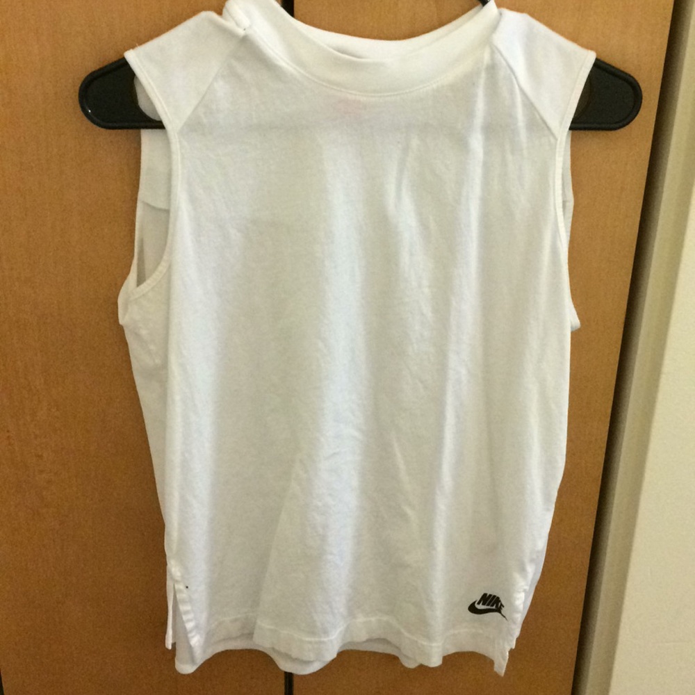 White Nike tank top